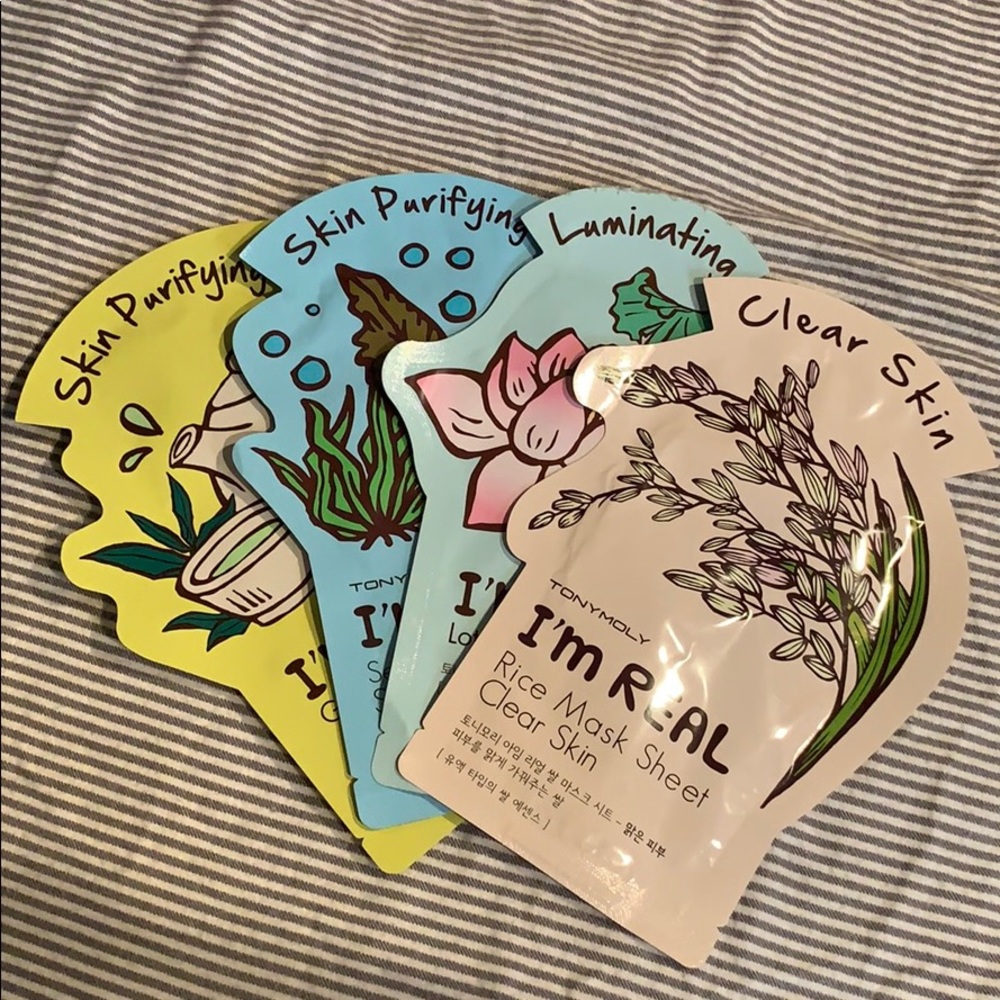 I’m Real - Tony Moly - set of four masks